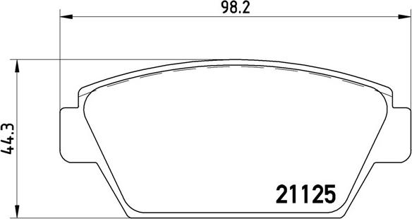 Brembo P54010N - Kit de plaquettes de frein, frein à disque cwaw.fr