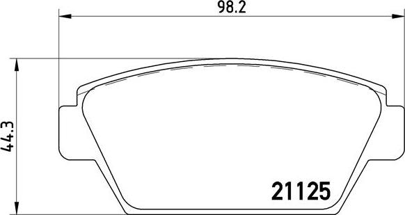 Brembo P 54 010 - Kit de plaquettes de frein, frein à disque cwaw.fr