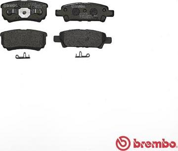 Brembo P 54 034 - Kit de plaquettes de frein, frein à disque cwaw.fr