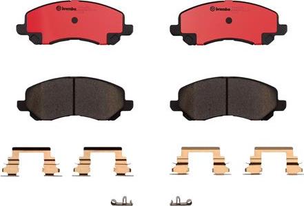 Brembo P54030N - Kit de plaquettes de frein, frein à disque cwaw.fr