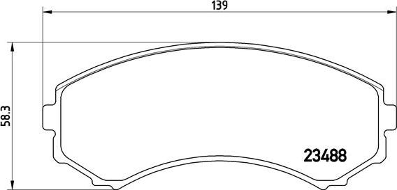 Brembo P 54 029 - Kit de plaquettes de frein, frein à disque cwaw.fr