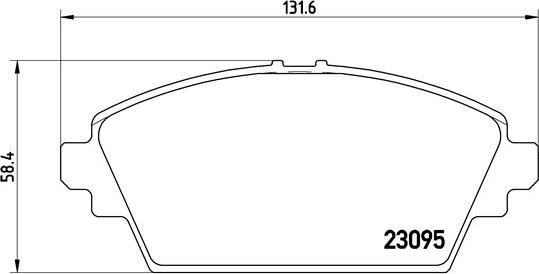 Brembo P 56 044 - Kit de plaquettes de frein, frein à disque cwaw.fr