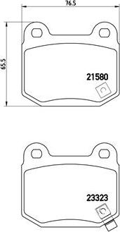 Brembo P 56 048 - Kit de plaquettes de frein, frein à disque cwaw.fr