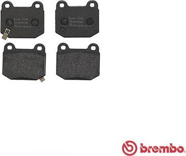 Brembo P 56 048 - Kit de plaquettes de frein, frein à disque cwaw.fr