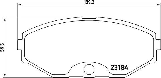 Brembo P 56 052 - Kit de plaquettes de frein, frein à disque cwaw.fr