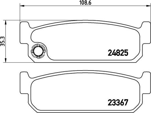 Brembo P 56 067 - Kit de plaquettes de frein, frein à disque cwaw.fr