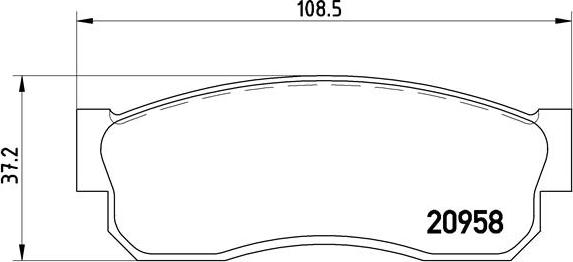 Brembo P 56 011 - Kit de plaquettes de frein, frein à disque cwaw.fr