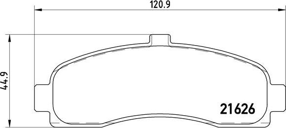 Brembo P 56 031 - Kit de plaquettes de frein, frein à disque cwaw.fr