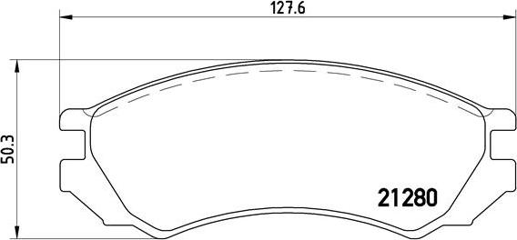 Brembo P 56 023 - Kit de plaquettes de frein, frein à disque cwaw.fr