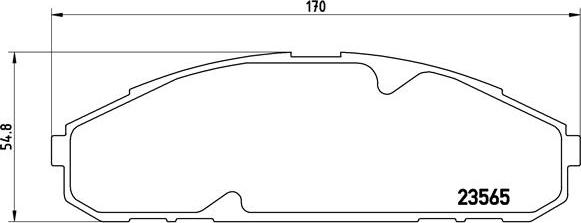 Brembo P 56 072 - Kit de plaquettes de frein, frein à disque cwaw.fr