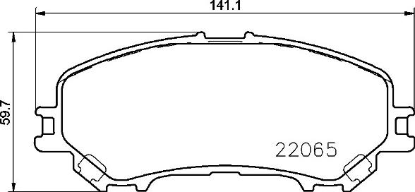 Brembo P 56 100 - Kit de plaquettes de frein, frein à disque cwaw.fr