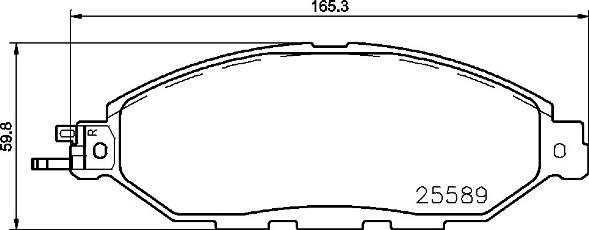 Brembo P 56 103 - Kit de plaquettes de frein, frein à disque cwaw.fr