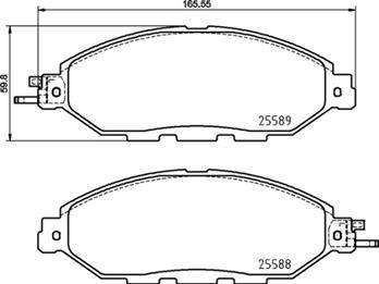 Valeo 670593 - Kit de plaquettes de frein, frein à disque cwaw.fr