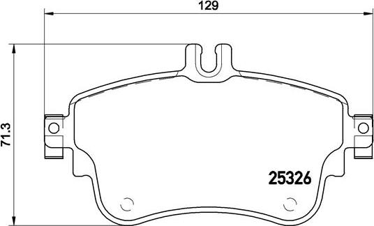 Brembo P 50 094X - Kit de plaquettes de frein, frein à disque cwaw.fr