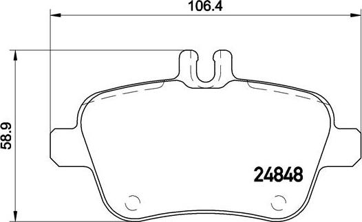 Brembo P 50 091 - Kit de plaquettes de frein, frein à disque cwaw.fr