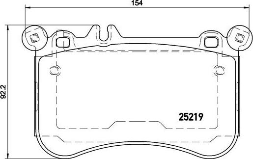 Brembo P 50 098 - Kit de plaquettes de frein, frein à disque cwaw.fr