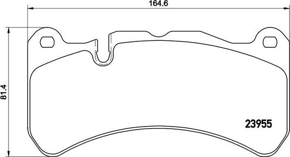 Brembo P 50 092 - Kit de plaquettes de frein, frein à disque cwaw.fr