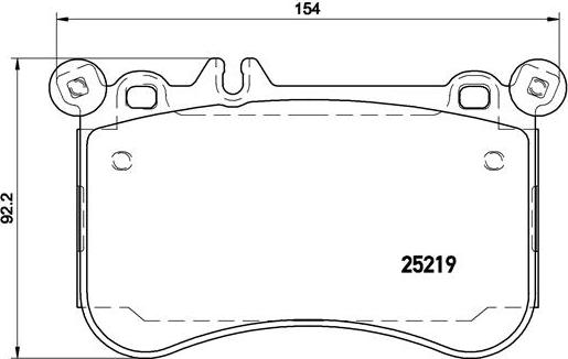 Brembo P 50 097 - Kit de plaquettes de frein, frein à disque cwaw.fr