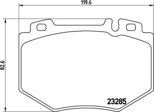 Brembo P 50 048 - Kit de plaquettes de frein, frein à disque cwaw.fr