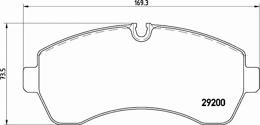 Brembo P 50 059G - Kit de plaquettes de frein, frein à disque cwaw.fr