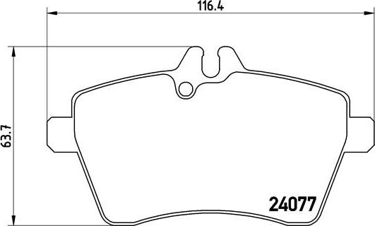 Brembo P 50 054 - Kit de plaquettes de frein, frein à disque cwaw.fr