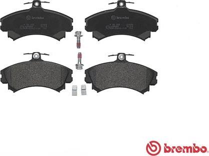 Brembo P 50 055 - Kit de plaquettes de frein, frein à disque cwaw.fr