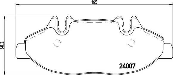 Brembo P 50 050 - Kit de plaquettes de frein, frein à disque cwaw.fr