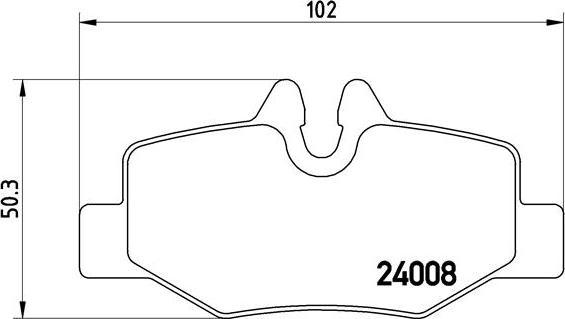 Brembo P 50 051 - Kit de plaquettes de frein, frein à disque cwaw.fr