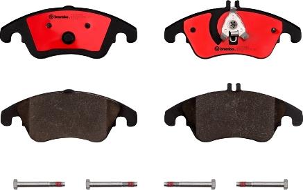 Brembo P50069N - Kit de plaquettes de frein, frein à disque cwaw.fr