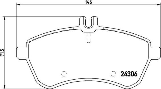 Brembo P 50 067X - Kit de plaquettes de frein, frein à disque cwaw.fr