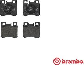 Brembo P 50 009 - Kit de plaquettes de frein, frein à disque cwaw.fr