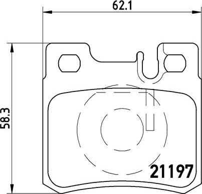 Brembo P 50 009 - Kit de plaquettes de frein, frein à disque cwaw.fr