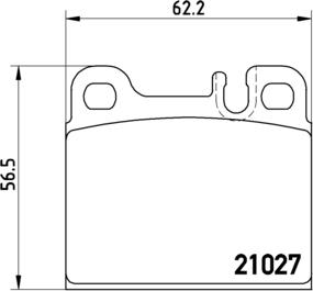 Brembo P 50 005 - Kit de plaquettes de frein, frein à disque cwaw.fr