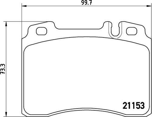 Brembo P 50 010 - Kit de plaquettes de frein, frein à disque cwaw.fr