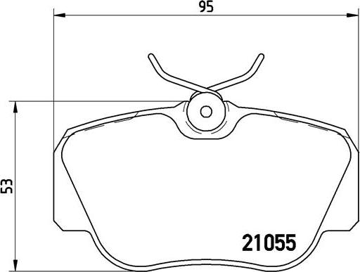 Brembo P 50 011 - Kit de plaquettes de frein, frein à disque cwaw.fr