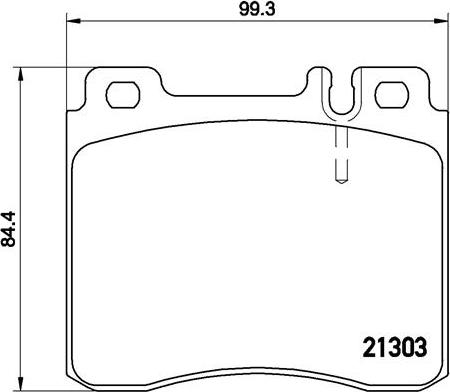 Brembo P 50 018 - Kit de plaquettes de frein, frein à disque cwaw.fr