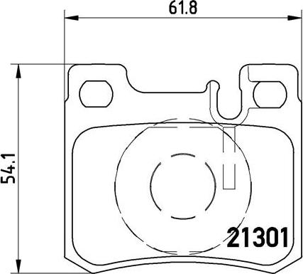 Brembo P 50 012 - Kit de plaquettes de frein, frein à disque cwaw.fr