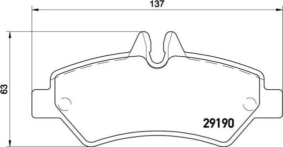 Brembo P 50 084 - Kit de plaquettes de frein, frein à disque cwaw.fr