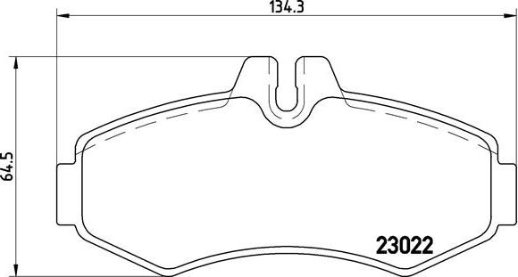 Brembo P 50 031 - Kit de plaquettes de frein, frein à disque cwaw.fr