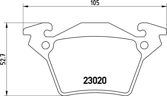 Brembo P 50 032 - Kit de plaquettes de frein, frein à disque cwaw.fr