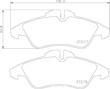 Brembo P 50 029 - Kit de plaquettes de frein, frein à disque cwaw.fr