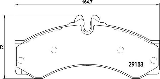 Brembo P 50 028 - Kit de plaquettes de frein, frein à disque cwaw.fr