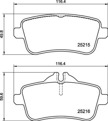 Brembo P 50 156 - Kit de plaquettes de frein, frein à disque cwaw.fr