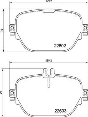 Brembo P 50 158 - Kit de plaquettes de frein, frein à disque cwaw.fr