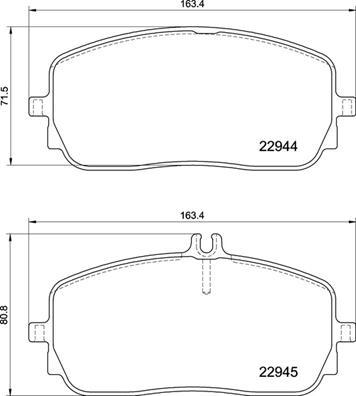 Brembo P 50 152 - Kit de plaquettes de frein, frein à disque cwaw.fr