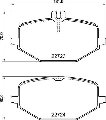 Brembo P 50 168 - Kit de plaquettes de frein, frein à disque cwaw.fr