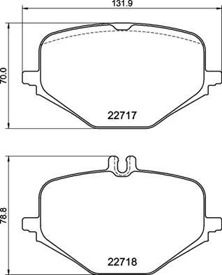 Brembo P 50 167 - Kit de plaquettes de frein, frein à disque cwaw.fr