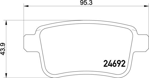 Brembo P 50 107 - Kit de plaquettes de frein, frein à disque cwaw.fr