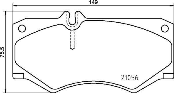 Brembo P 50 134 - Kit de plaquettes de frein, frein à disque cwaw.fr