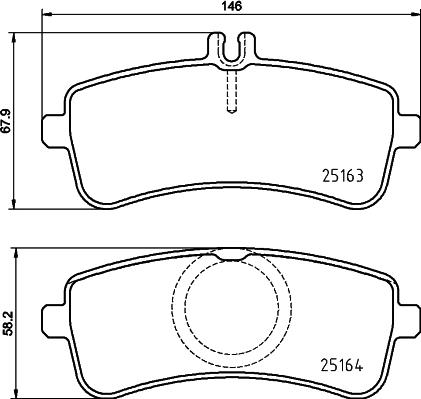 Brembo P 50 132 - Kit de plaquettes de frein, frein à disque cwaw.fr